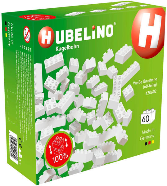 Hubelino Weiße Bausteine 60-teilig (420602)