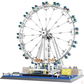 Wange Architekur The London Eye - Millennium Wheel Riesenrad (6215)