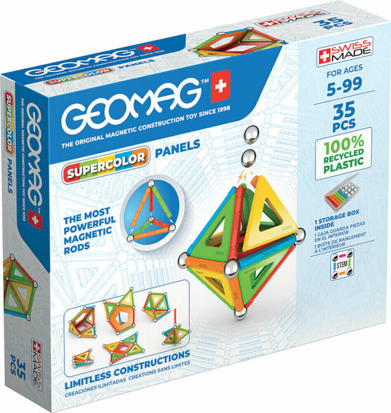 Geomag Supercolor Panels Green Line 35 pcs