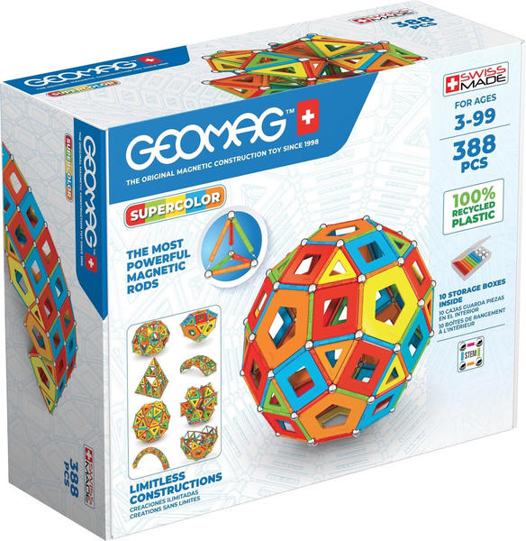 Geomag Classic Panels Masterbox 388 Teile supercolor