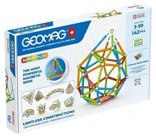 Geomag Supercolor Recycled 142-teilig