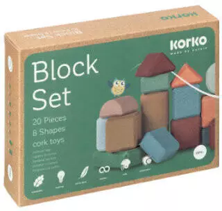 Korko Korkbausteine 20 St&uuml;ck