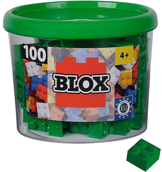 BLOX 100 x 4er Steine in Dose, grün
