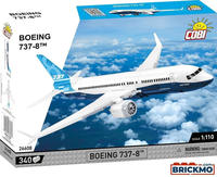 Cobi 26608, Cobi Boeing 737-8 (26608) Weiss/Blau