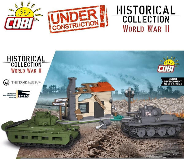 Cobi Historical Collection World War II - Battle of Arras: Panzer 38 (T) & Matilda II (2284)