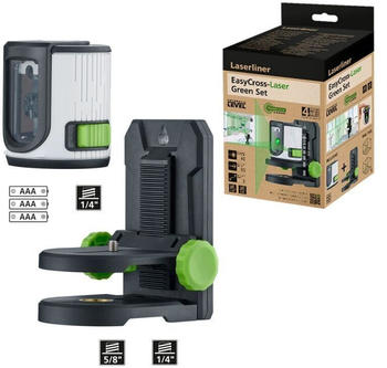 Laserliner EasyCross-Laser Green Set (081.081E)
