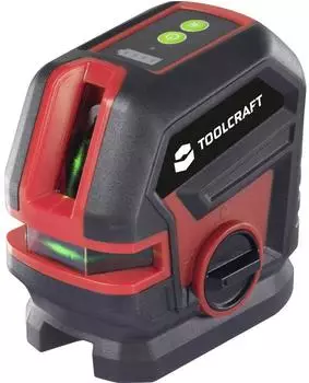 Toolcraft Kreuzlinienlaser gr&uuml;ner Laser, selbstnivellierend, 30m (TO-10127916)