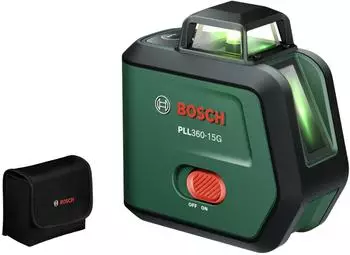 Bosch PLL 360-15G Kreuzlinien-Laser 360&deg; gr&uuml;n, IP54 (0603663K00)