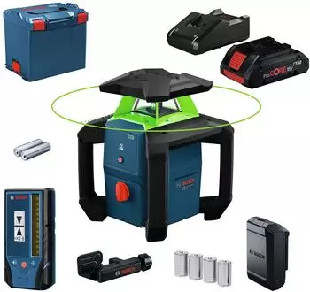 Bosch GRL18V-3-31G Rotationslaser 18V 4,0Ah mit L-BOXX (0601061G00)
