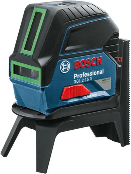 Bosch GCL 2-15 G Professional (Deckenklammer und Koffer, Grün)