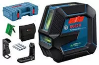 Bosch Professional Linienlaser GLL 2-15 G mit Deckenklemme & Schutztasche - im