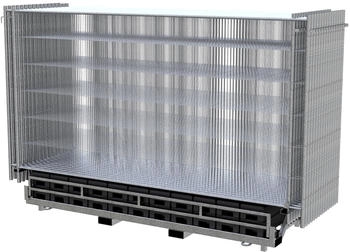 Schake Bauzaunset Profi mit 30 Mobilzäunen und Zubehör auf Twinpalette (3B212T-SET3)