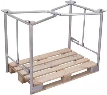 VARIOfit Palettenaufsatz Typ 65K verzinkt 1200x1000mm, 1600mm Höhe (vpa-100.307)