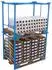 VARIOfit Palettenaufsatz Typ 65K Stahl 1200x800mm, 800mm Höhe, enzianblau RAL 5016 (pa-080.300)