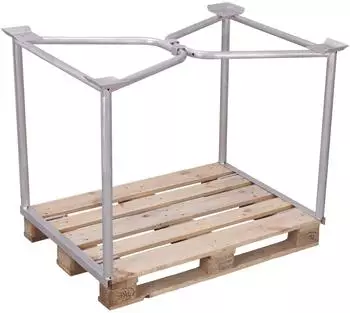 VARIOfit Palettenaufsatz Typ 65, verzinkt, 1200x800mm, 1600mm Nutzhöhe (vpa-080.008)