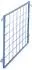 VARIOfit Palettenaufsatz Trenngitter 750mm Tiefe, lichtblau (zpa-080.053)