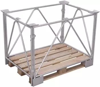 VARIOfit Palettenaufsatz Typ 68 verzinkt 1200x1000mm, Nutzh&ouml;he 1210mm (vpa-100.009)