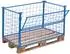 VARIOfit Palettenaufsatz Typ 64 halb abklappbar, Euro-Palette, lackiert, 1200x800x1200mm