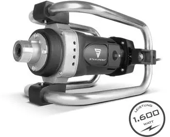 Stahlwerk Betonrüttler 1600W, 45mm Rüttelflasche (49035)