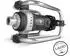 Stahlwerk Betonrüttler 1600W, 45mm Rüttelflasche (49035)