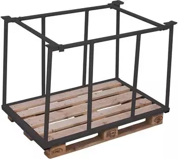 VARIOfit Palettenaufsatz Typ 75 anthrazitgrau RAL 7016, Stahl (pa-080.016/AG)