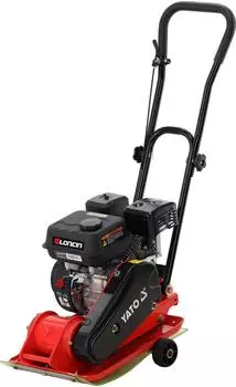 Yato Rüttelplatte mit Loncin 6,5-PS-Motor und Gummimatte 530x350mm (TRI-YT-90300)