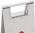 vidaXL Klappbares Warnschild Rutschgefahr, Edelstahl (149575)