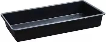 kaiserkraft PE-Auffangwanne f&uuml;r Kleingebinde 100x55x15cm, 65,5L, chemikalienbest&auml;ndig (TT65)