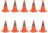 vidaXL Aufklappbare Verkehrskegel 42cm, orange, 10er-Set