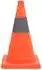 vidaXL Aufklappbare Verkehrskegel 42cm, orange, 10er-Set