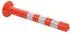 vidaXL Verkehrspoller 75cm, Kunststoff, rot, 2er-Set (142828)