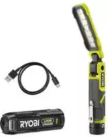 RYOBI 5133006225, RYOBI 4 V USB Akku-Stableuchte, klappbar, 650 Lumen, inkl. 1 x 4 V