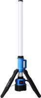 Ledino - Led Lichts&auml;ule Strahlers&auml;ule Arbeitsstrahler Alu Akku Schwarz Hybrid H 100