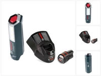 Bosch - Professional Gli 12v-300 Akku Lampe + 1x Gba 12v 2,0 Ah Akku + Gal 1230