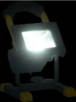 vidaXL LED-Strahler Wiederaufladbar mit Handgriff 30W Kaltweiß (149668)