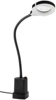 HEDI ML1206LU38D LED-Maschinenleuchte 6W 550lm integrierte Lupe (ML1206LU38D)