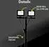 Müller-Licht Boston LED-Baustrahler 2x20W 2190lm IP65 mit Stativ (21600056)