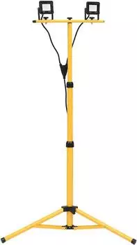 vidaXL LED-Fluter mit Stativ 2x10W Warmwei&szlig; (149653)
