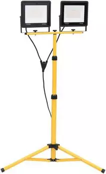 vidaXL LED-Strahler mit Stativ 2x100W Warmwei&szlig; (149657)