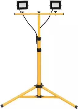 vidaXL LED-Fluter mit Stativ 2x20W Kaltwei&szlig; (149659)