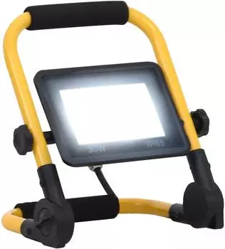 vidaXL LED-Fluter mit Handgriff 30W Kaltwei&szlig; (149640)