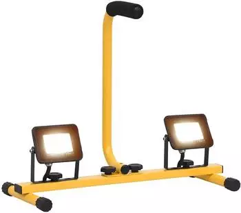 vidaXL LED Baustrahler mit Handgriff