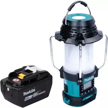 Makita DMR 056 Akku-Radio 18V FM DAB+ Laterne 360° IP65, 9,0Ah (DMR 056)