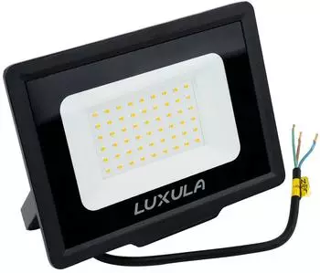 Luxula LED-Fluter 50W, 5000lm, 3000K, schwarz, IP65 (LX400103)