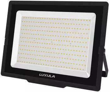Luxula LED-Fluter 300W, 4000K neutralweiß, 30000lm, schwarz, IP65