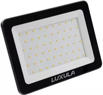 Luxula LED-Fluter 50W 5000lm neutralwei&szlig; 4000K schwarz IP65 (LX400153)