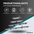 Luxula LED HighBay Hallenstrahler 150W, 5000K neutralweiß, IP65 (LX-LHB-150-5000)