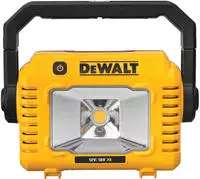 DeWalt Baustrahler DCL077-XJ, LED, f&uuml;r 18 V Akkus, IP54 Spritzwasserschutz, dimmbar,