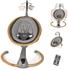 babyGO Babywippe Homey grau/Holzoptik