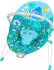 Bright Starts Stitch Ohana Paradise Babywippe vibrierend, Blaugrün, Kunststoff/Metall/Stoff